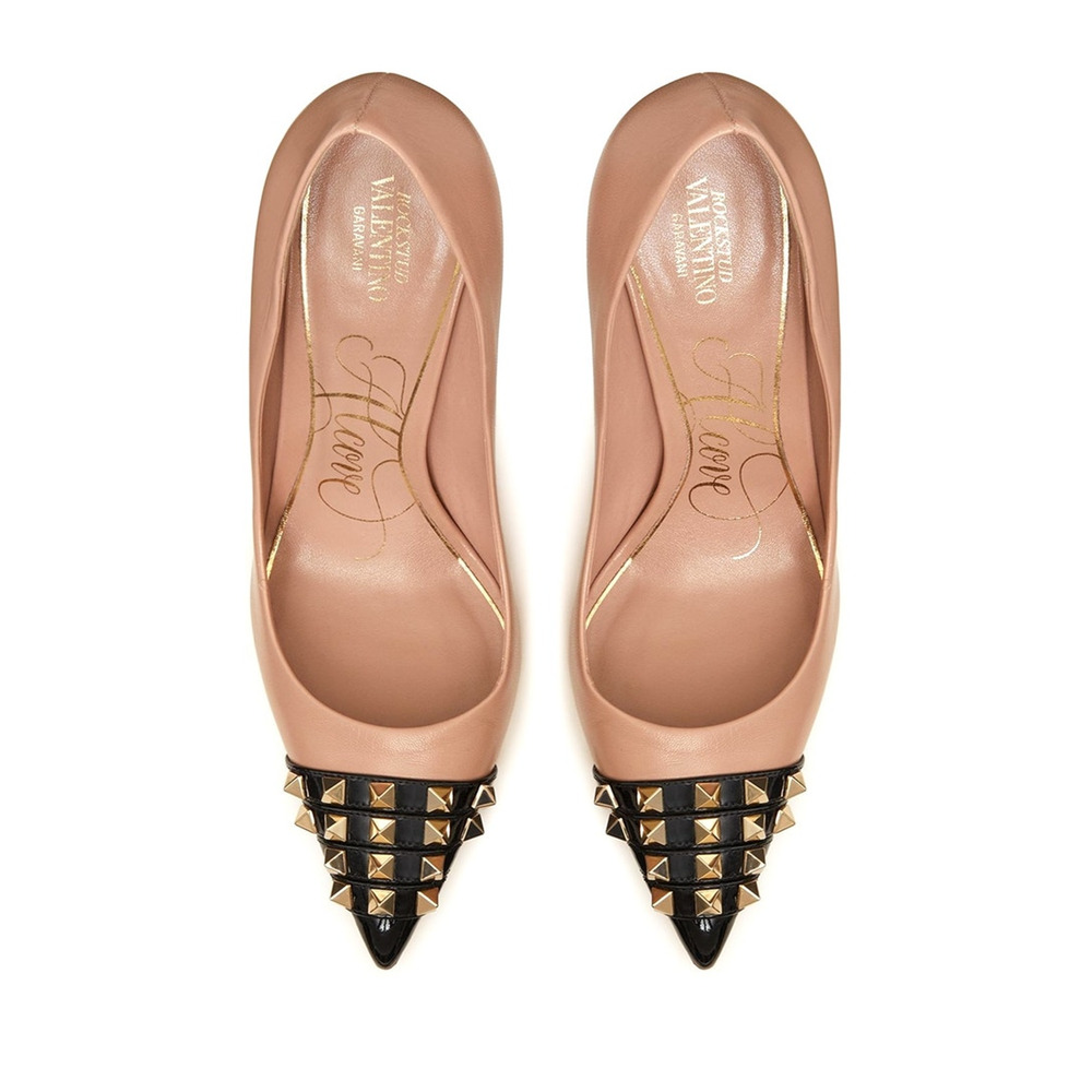 Valentino Garavani Rockstud Alcove 110 Leather Pointed-toe Pumps 36 - Picture 3 of 8